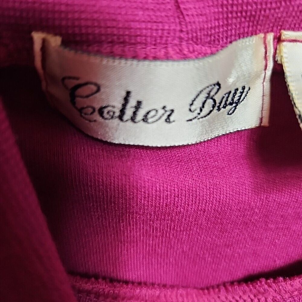 Colter Bay Women's Sz XL pink turtleneck long sleeve poly cotton Singapore - Picture 3 of 8